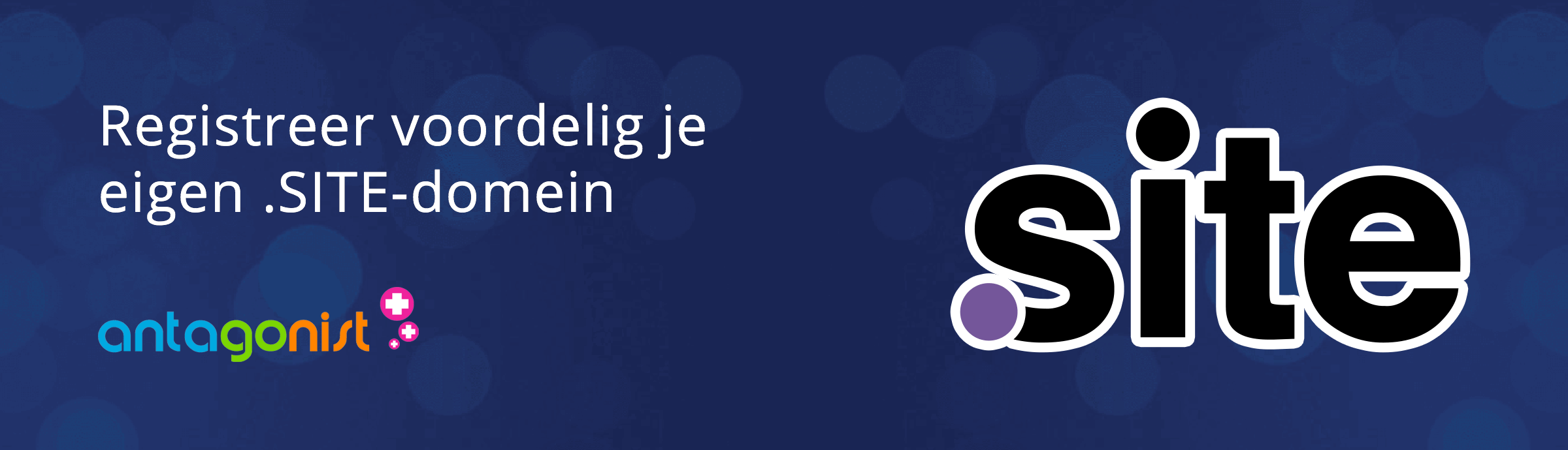 Registreer voordelig een SITE-domein